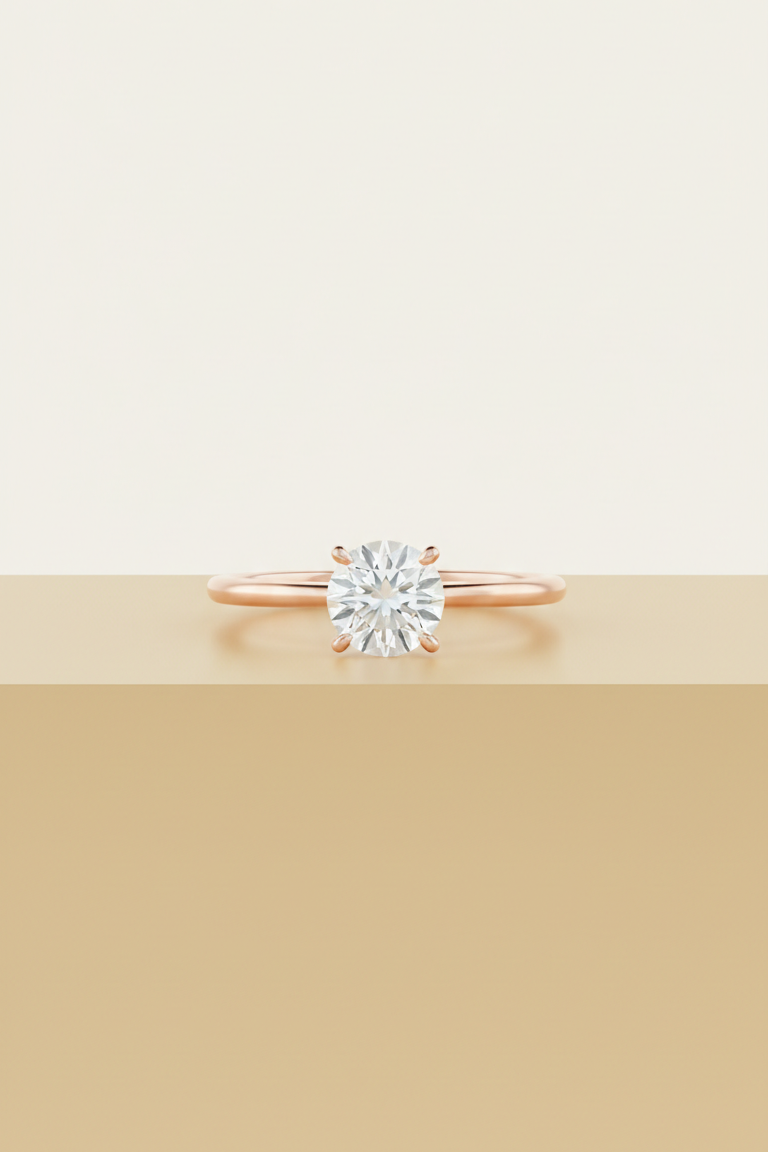 Solitaire Lab-Grown Diamond Ring