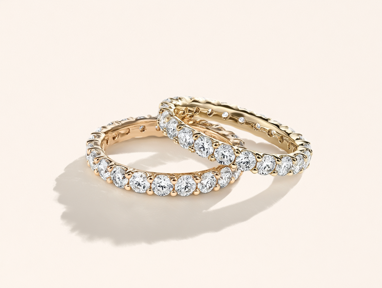 Lab-Grown Diamond Infinity Ring