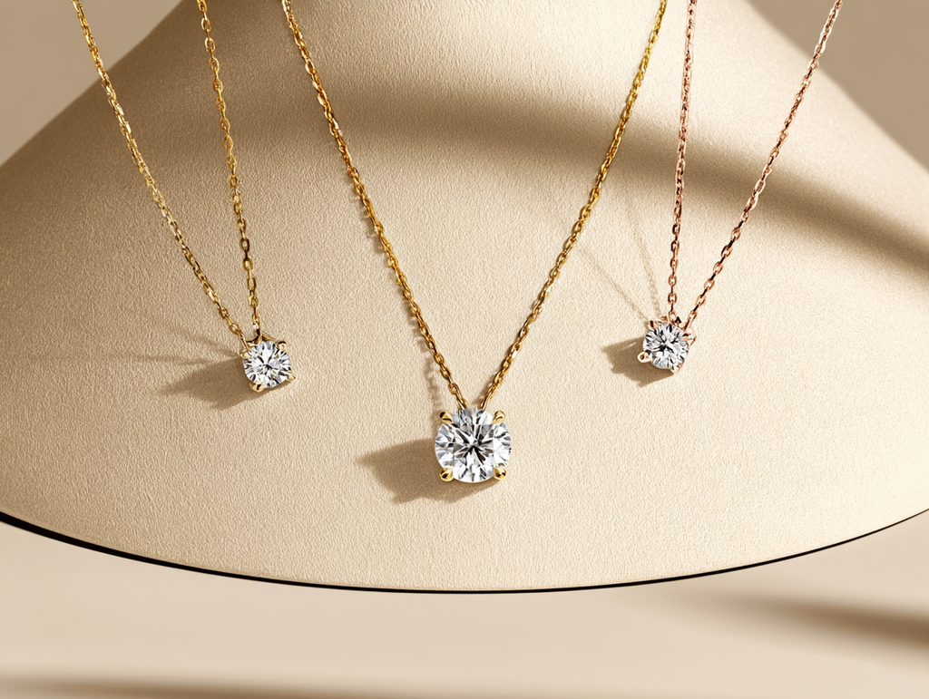 Lab-Grown Diamond Solitaire Necklace