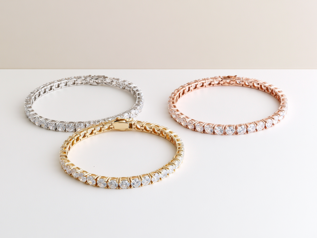 Lab-Grown Diamond Tennis Bracelet