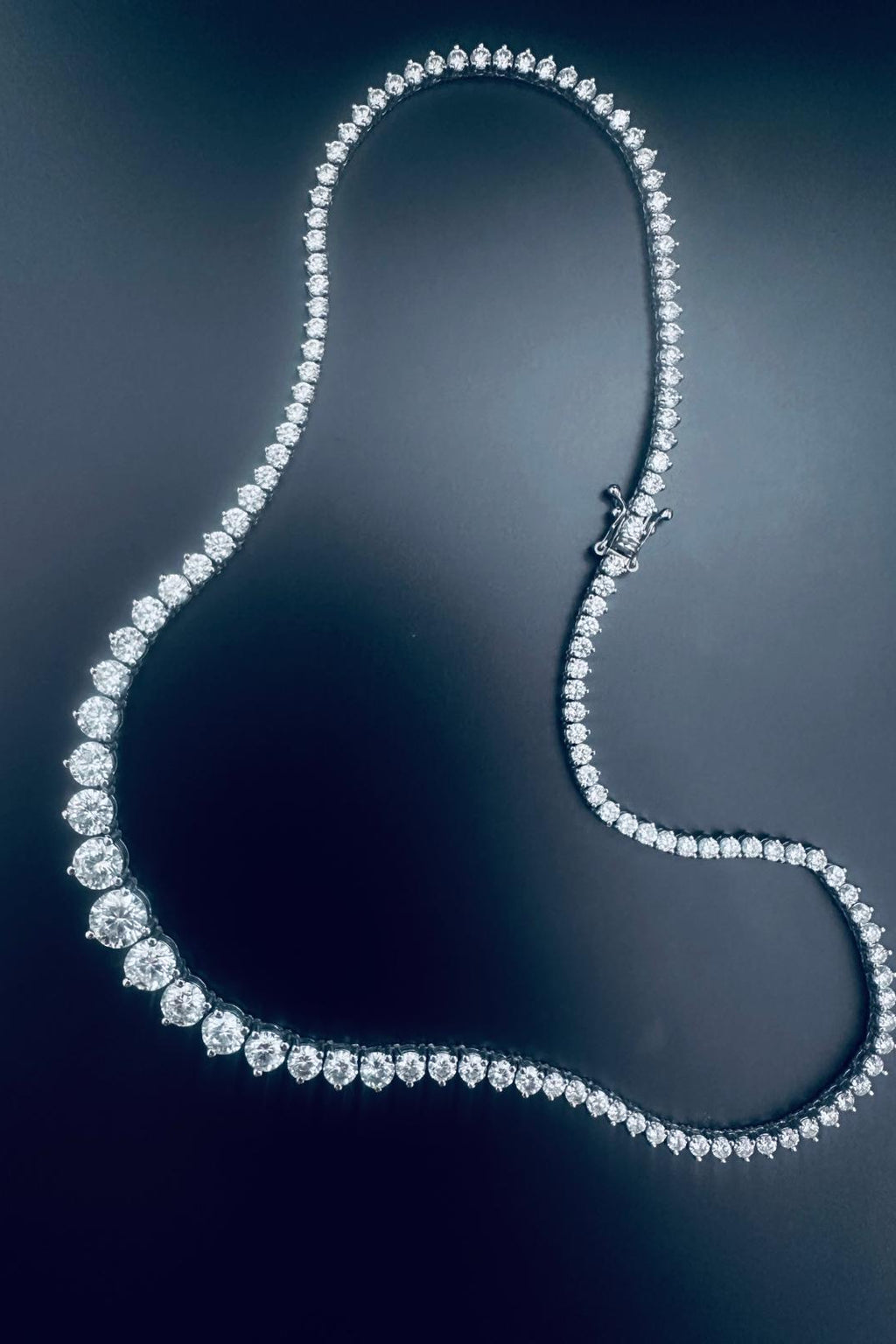 Graduated Tennis Necklace